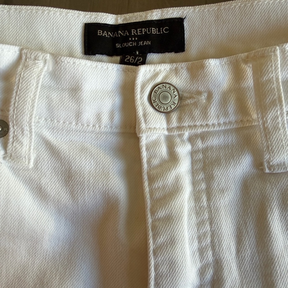 Banana Republic White Women Jeans - Picture 3 of 6